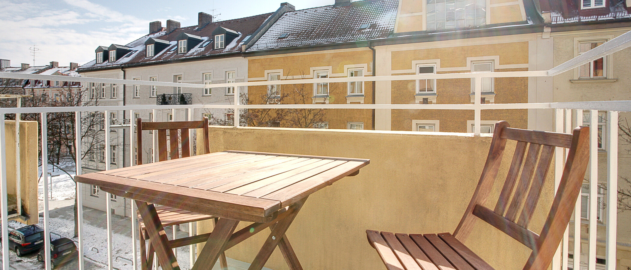 studio München Schwabing 01 balcon 5442