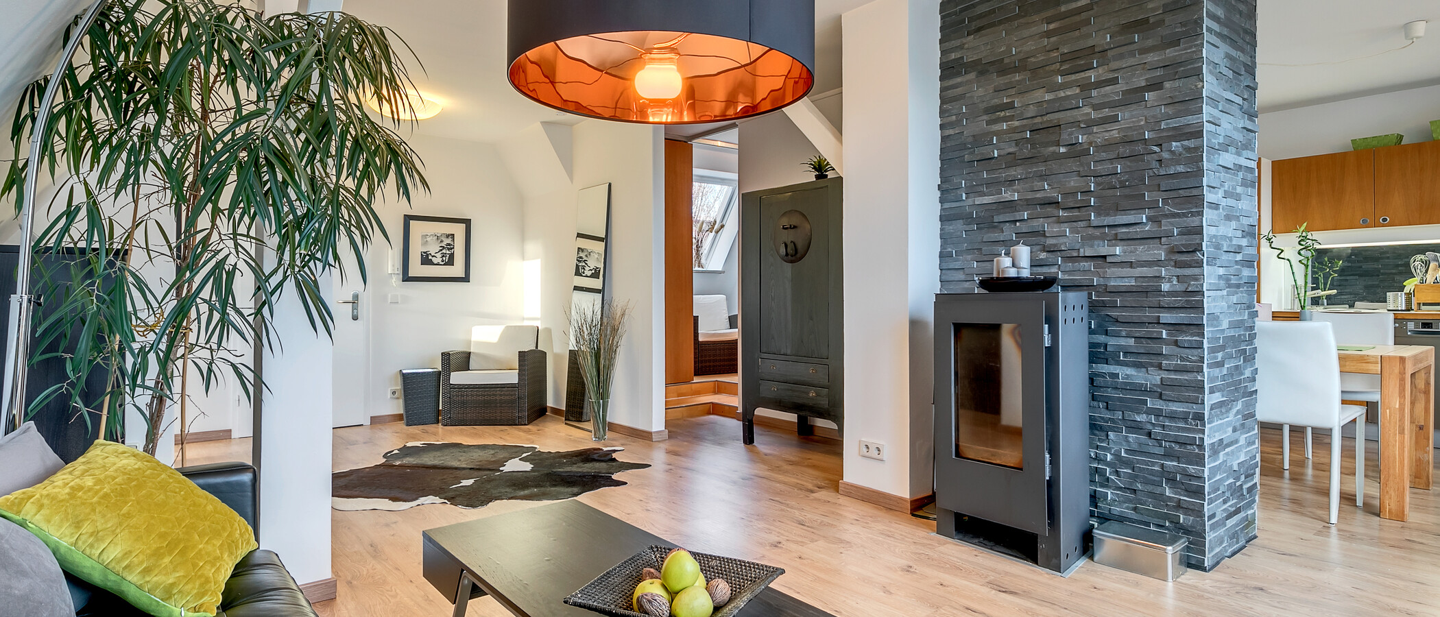appartement avec terrasse sur le toit München Isarvorstadt 04 salon 5524