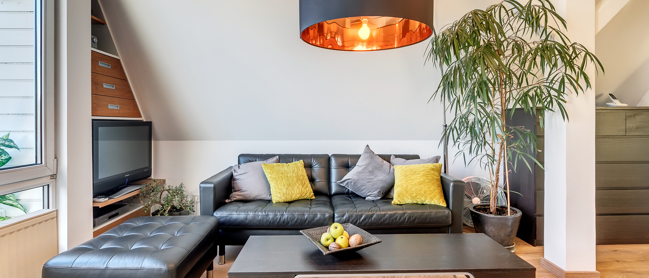 appartement avec terrasse sur le toit München Isarvorstadt 06 salon 5524