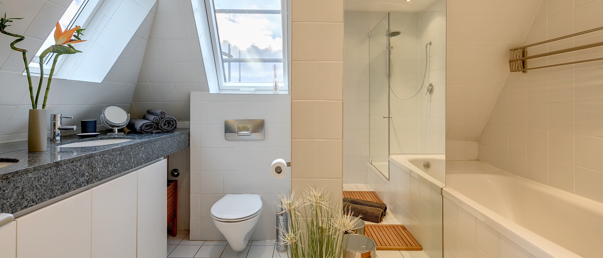 appartement avec terrasse sur le toit München Isarvorstadt 01 salle de bain 5524