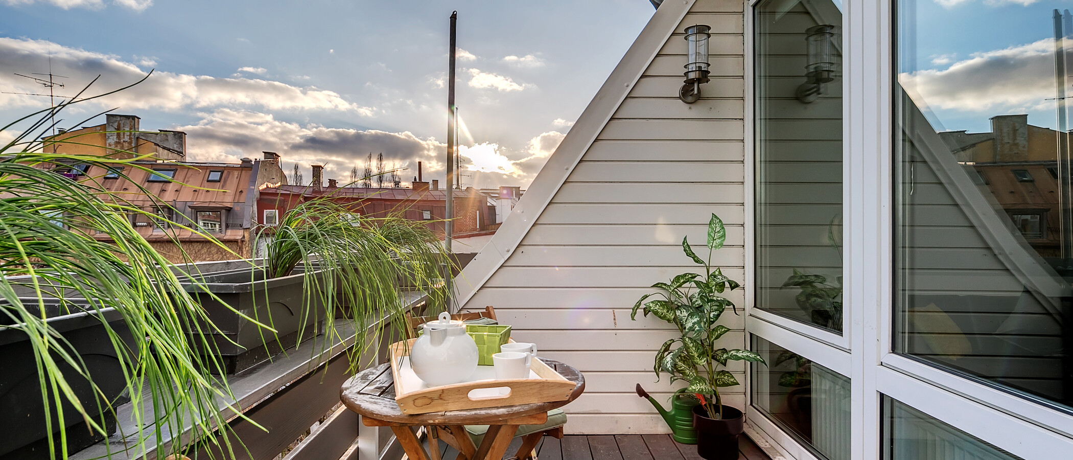 appartement avec terrasse sur le toit München Isarvorstadt 01 terrasse 5524