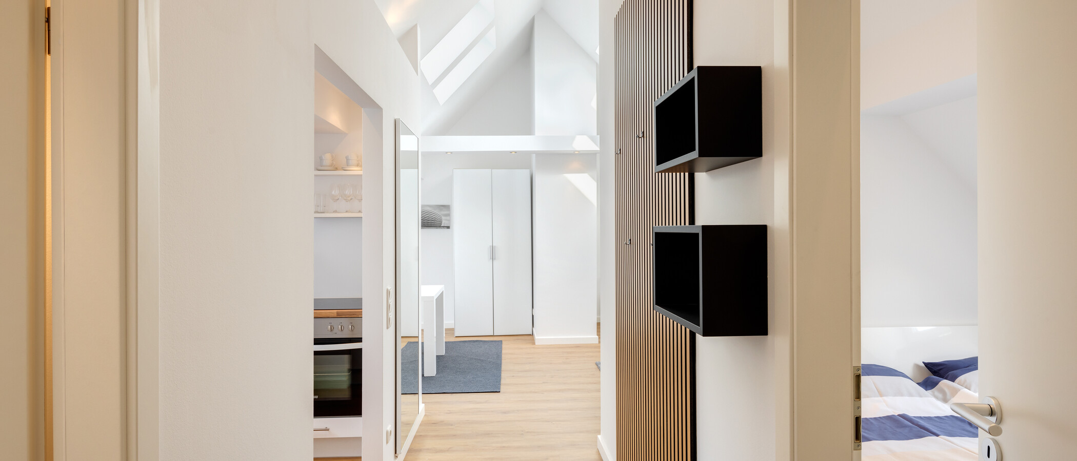 appartement sous les toits München Schwabing 02 entrée/couloir 5576