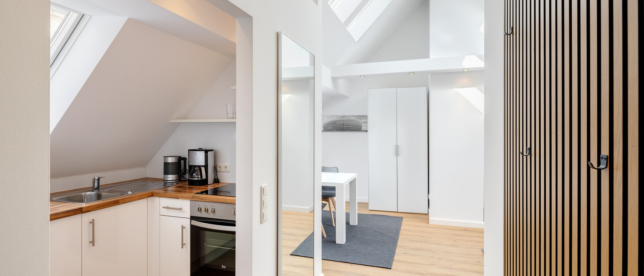 appartement sous les toits München Schwabing 03 entrée/couloir 5576