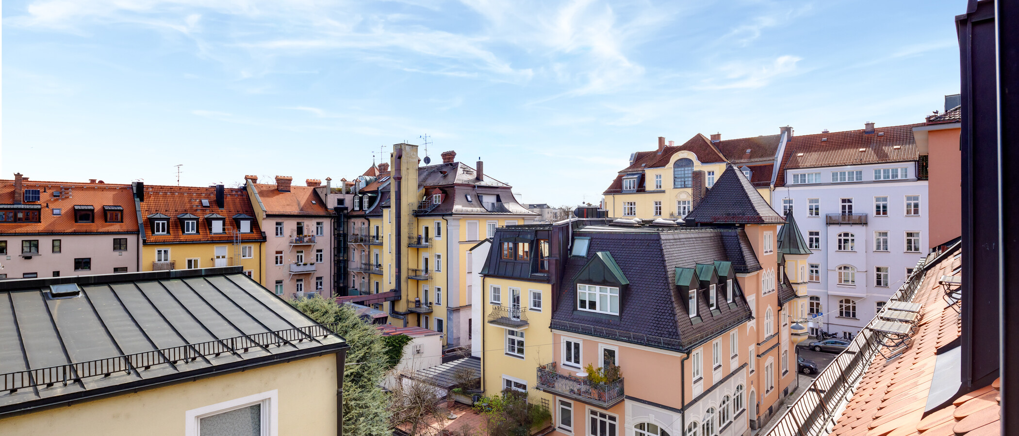 appartement sous les toits München Schwabing 01 vue 5576