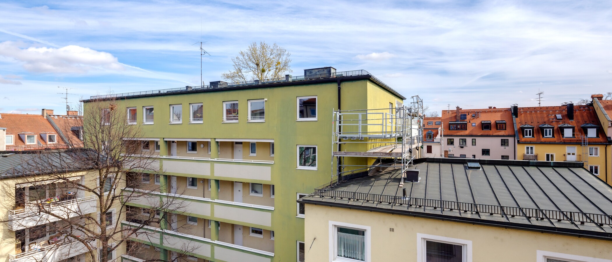 appartement sous les toits München Schwabing 02 vue 5576