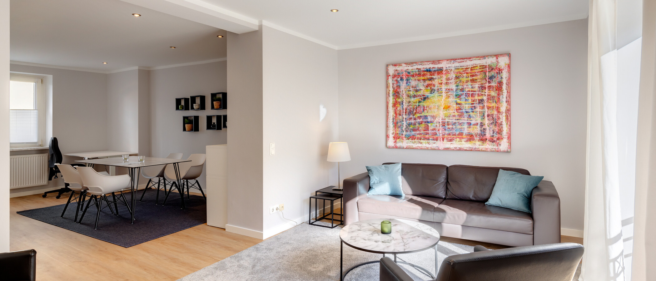 appartement München Schwabing 01 pièce à vivre 5589