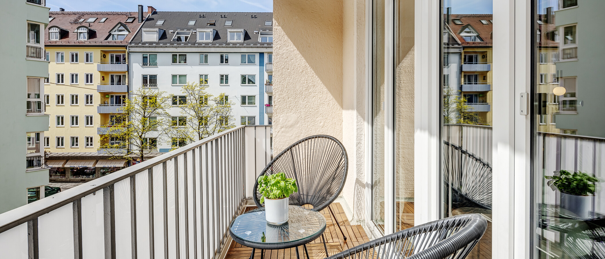 appartement München Maxvorstadt - Universitätsviertel 02 balcon 5930