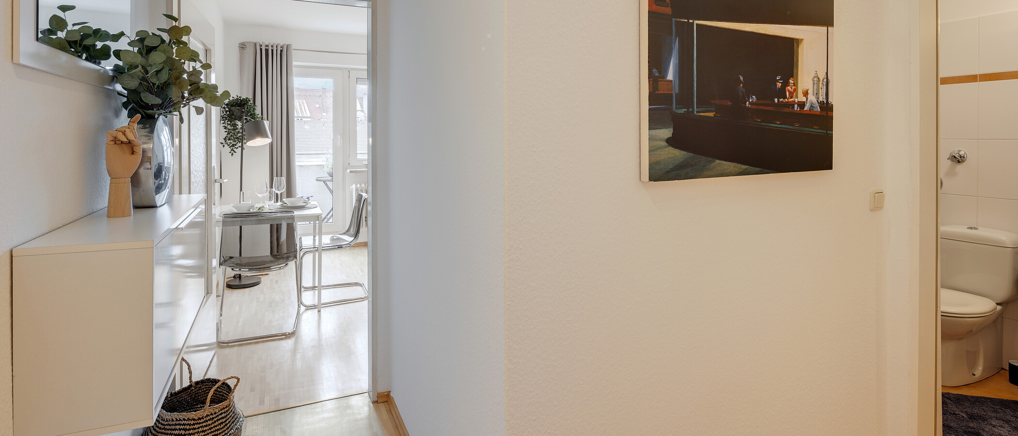 appartement München Glockenbachviertel 01 entrée/couloir 5936