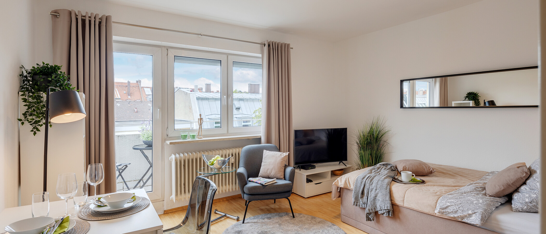 appartement München Glockenbachviertel 01 pièce à vivre 5936