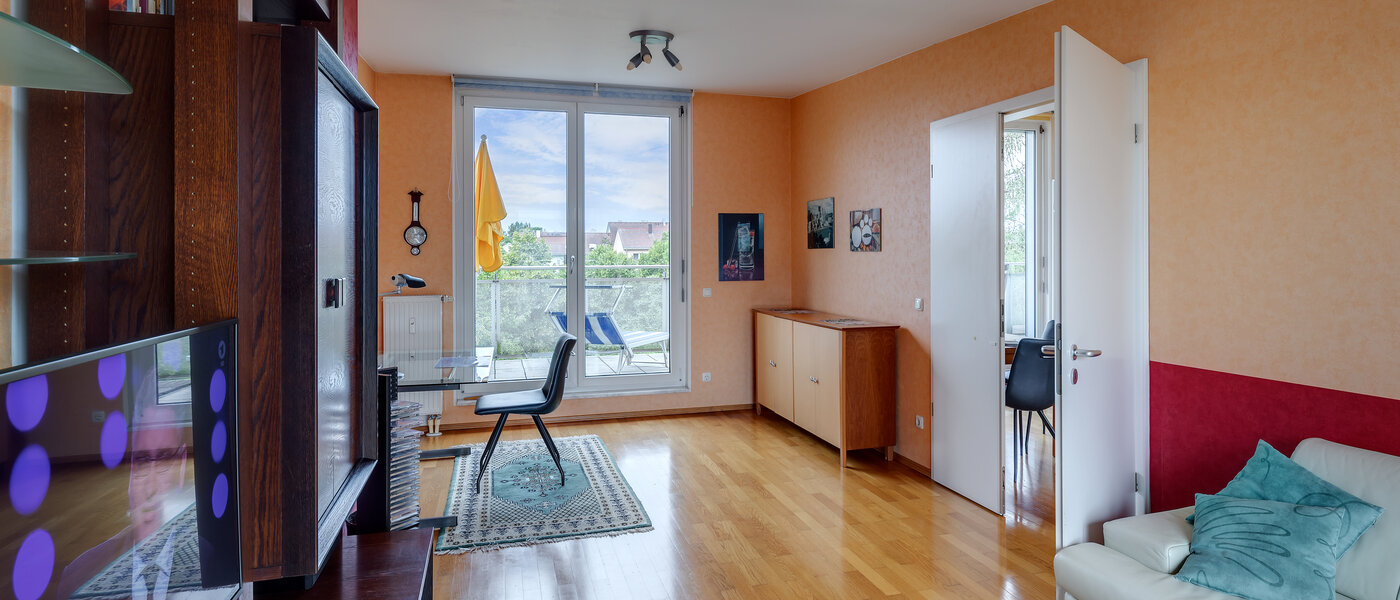 appartement avec terrasse sur le toit München Sendling-Westpark 03 pièce à vivre 5946