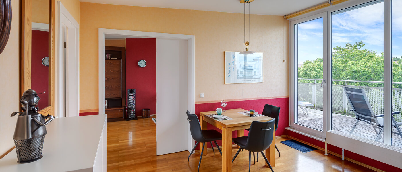 appartement avec terrasse sur le toit München Sendling-Westpark 01 salle à manger 5946