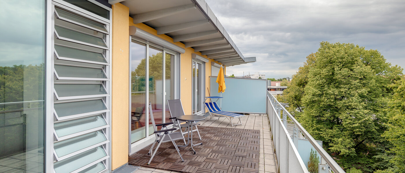 appartement avec terrasse sur le toit München Sendling-Westpark 01 terrasse sur le toit 5946