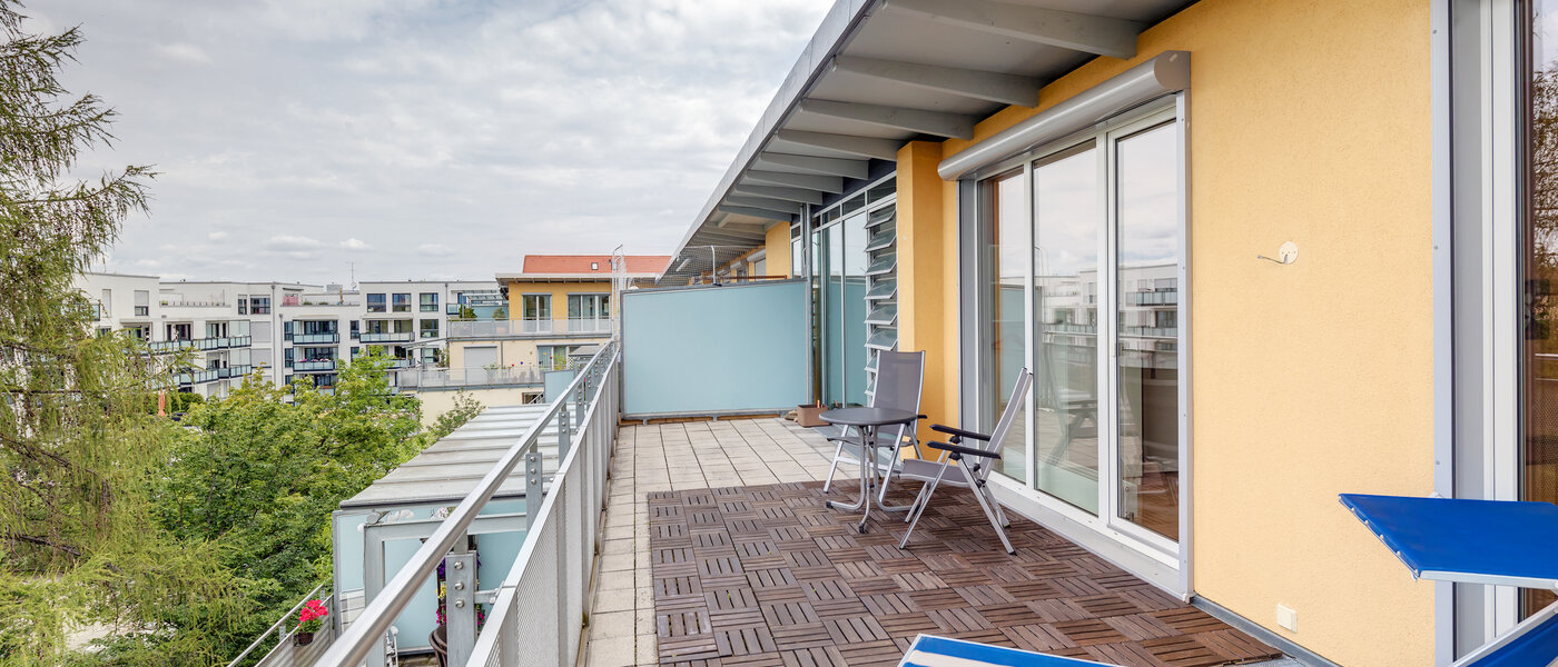 appartement avec terrasse sur le toit München Sendling-Westpark 02 terrasse sur le toit 5946