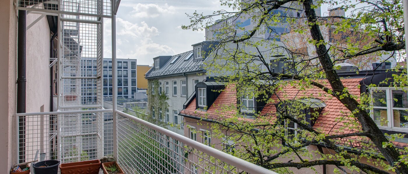 appartement München Maxvorstadt - Universitätsviertel 03 balcon 6047