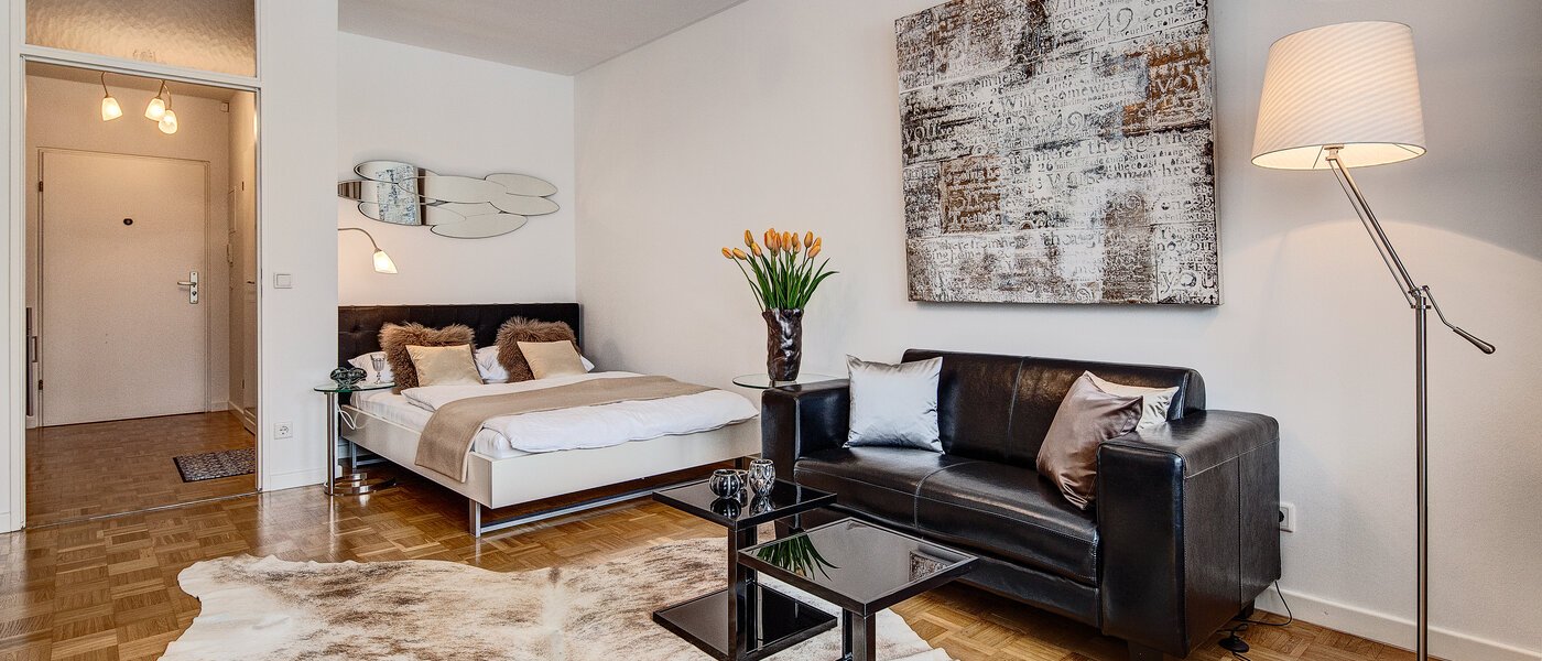 appartement München Arabellapark 04 salon 6126