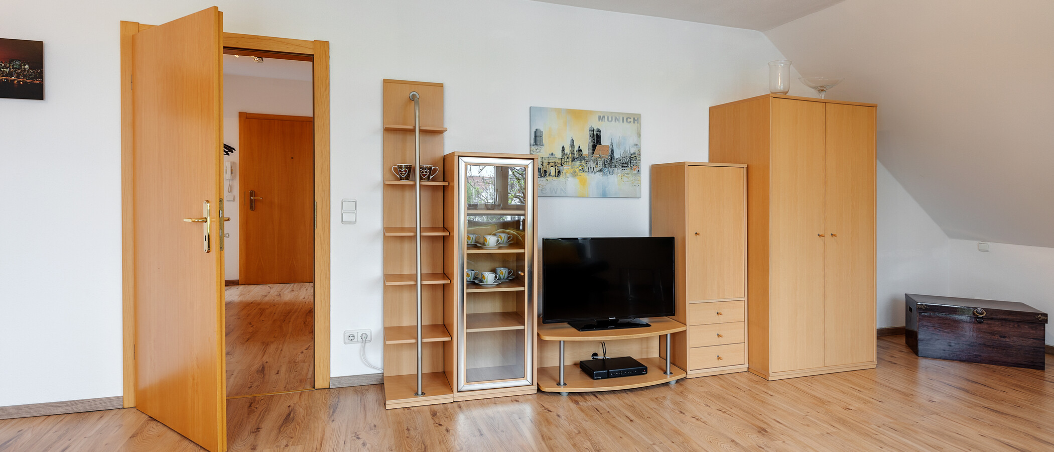 appartement sous les toits München Waldtrudering 04 pièce à vivre 6182