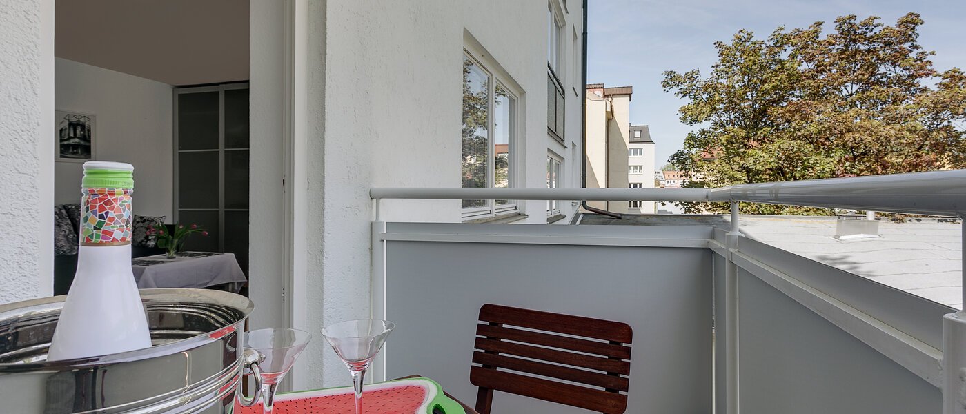 studio München Maxvorstadt - Universitätsviertel 02 balcon 6205