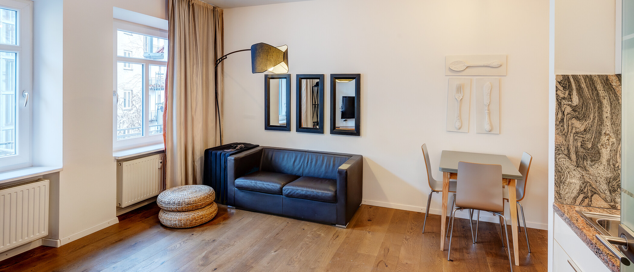 appartement München Glockenbachviertel 02 pièce à vivre 6366