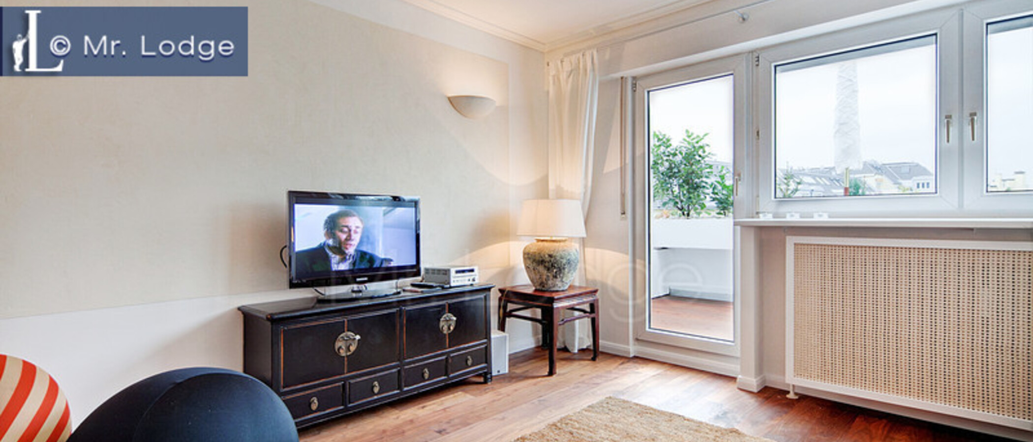 appartement avec terrasse sur le toit München Neuhausen 02 salon 6439