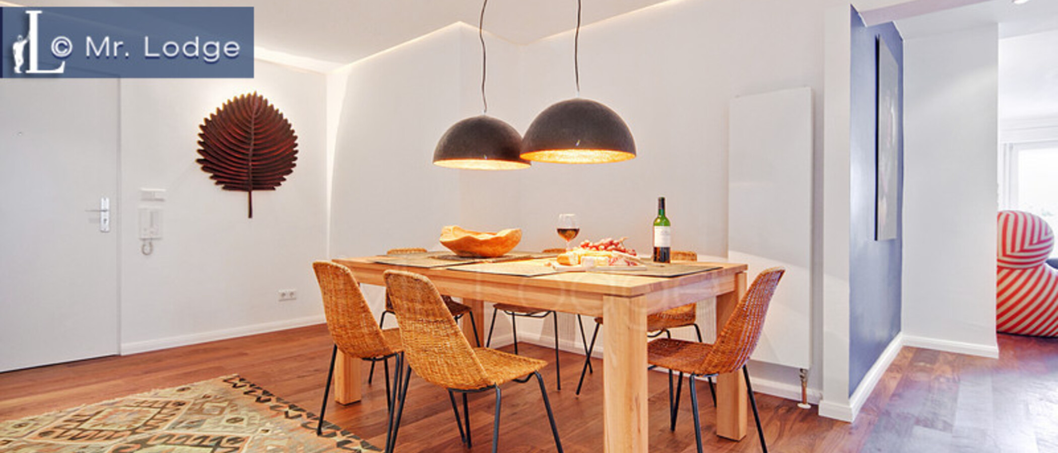 appartement avec terrasse sur le toit München Neuhausen 01 salle à manger 6439