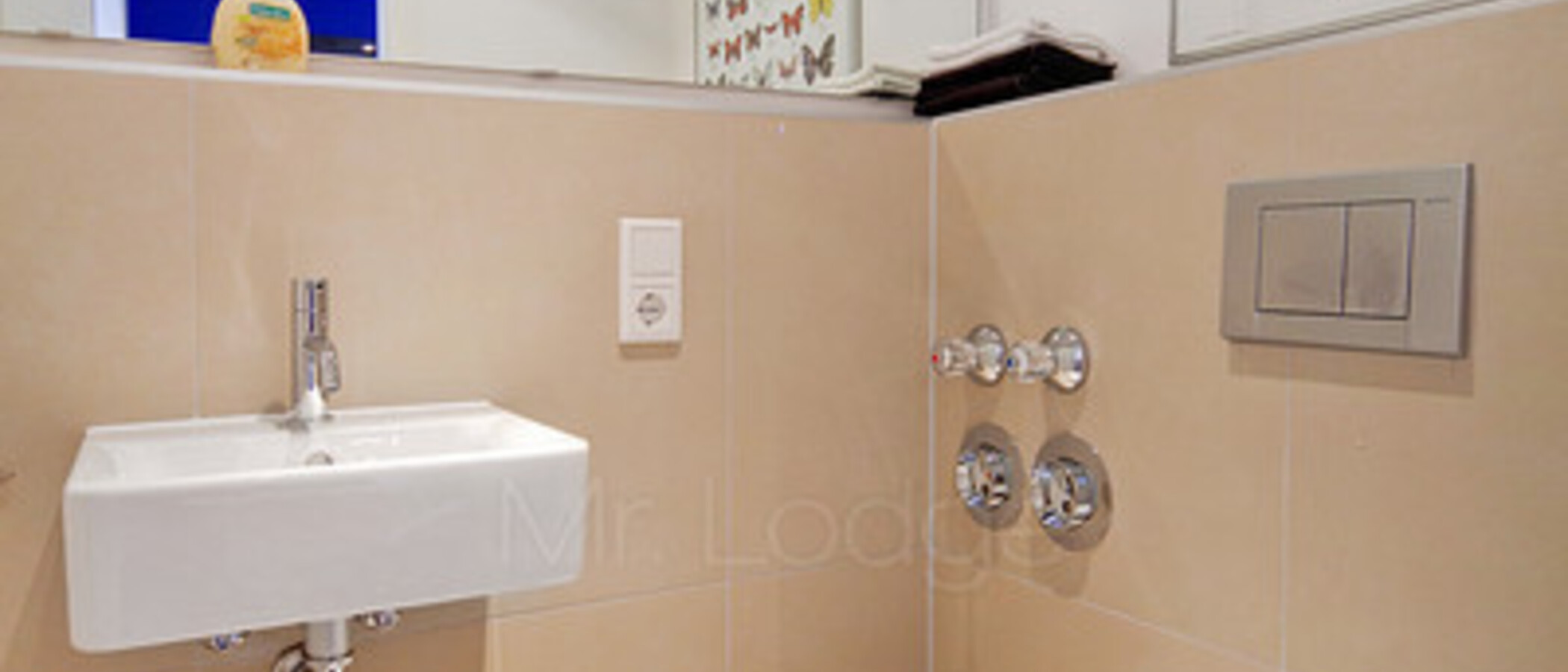 appartement avec terrasse sur le toit München Neuhausen 01 toilettes séparées 6439