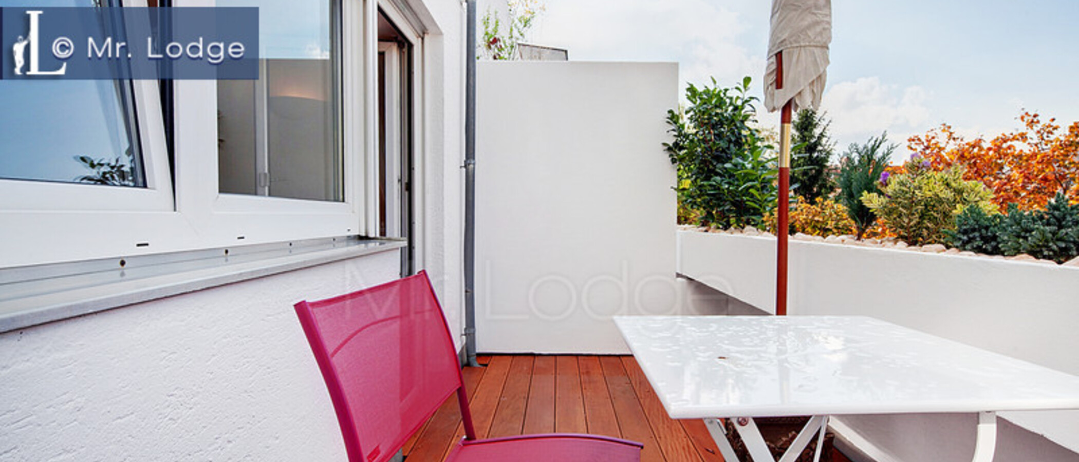 appartement avec terrasse sur le toit München Neuhausen 02 terrasse 6439