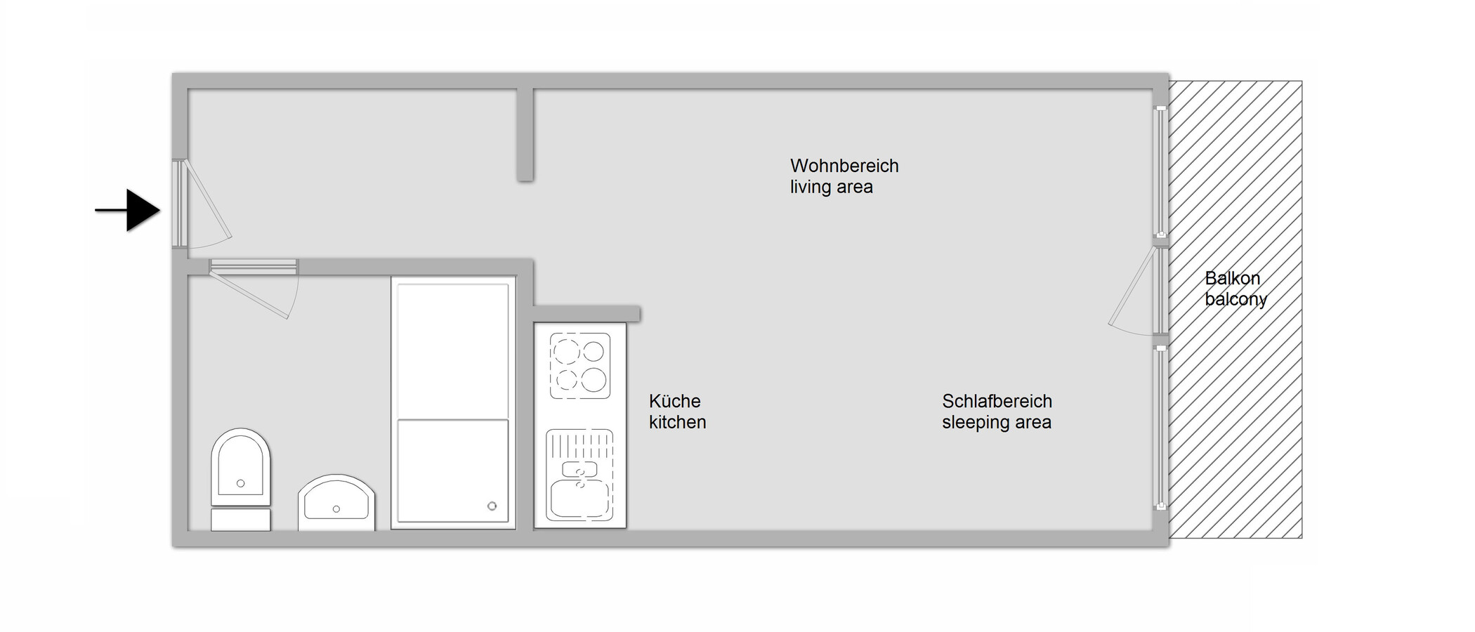 appartement München Schwabing-West 01 plan d'étage 6455