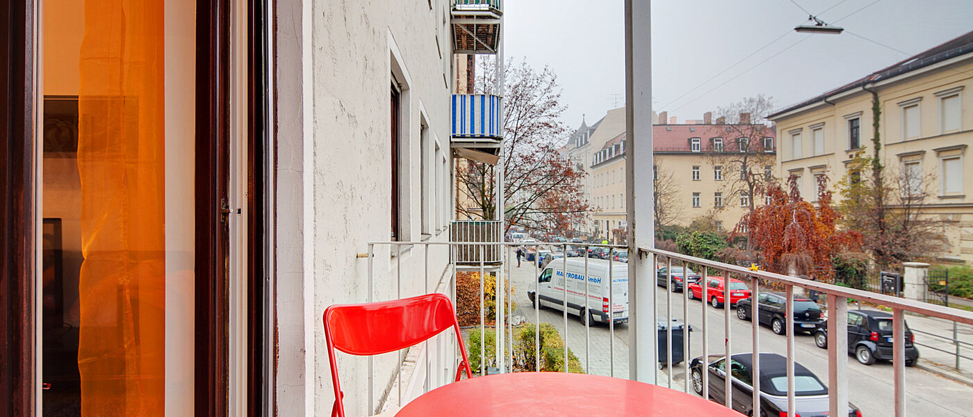 appartement München Schwabing (links der Leopoldstraße) 03 balcon 6480