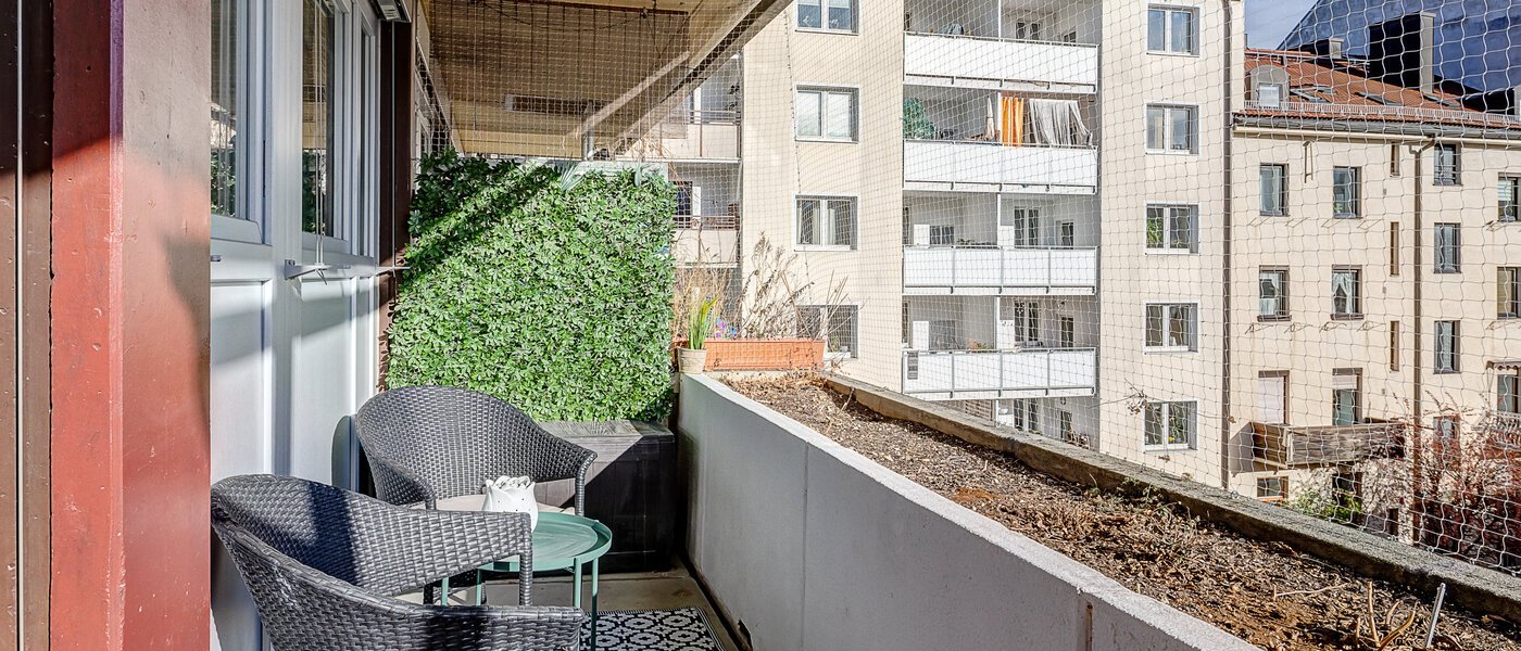 appartement München Maxvorstadt - Universitätsviertel 01 balcon 6485