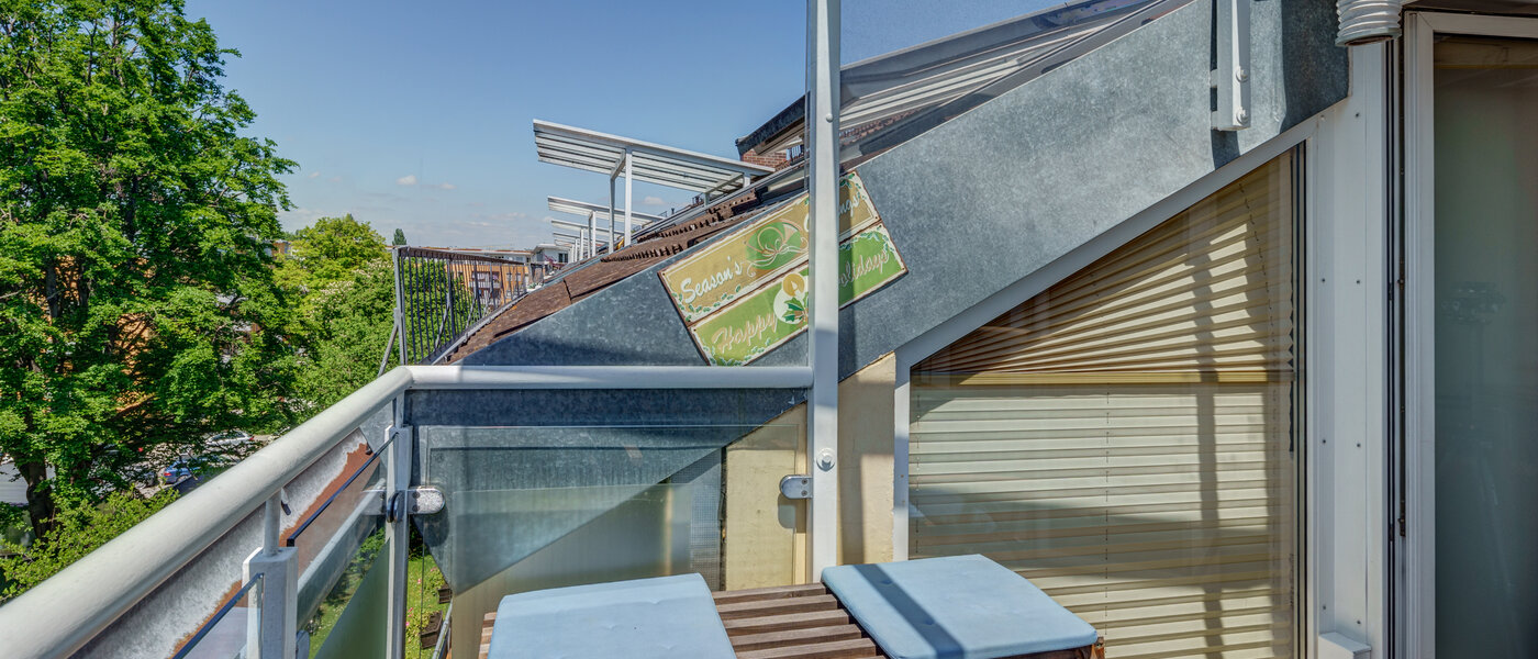 appartement sous les toits München Giesing 02 terrasse sur le toit 6583