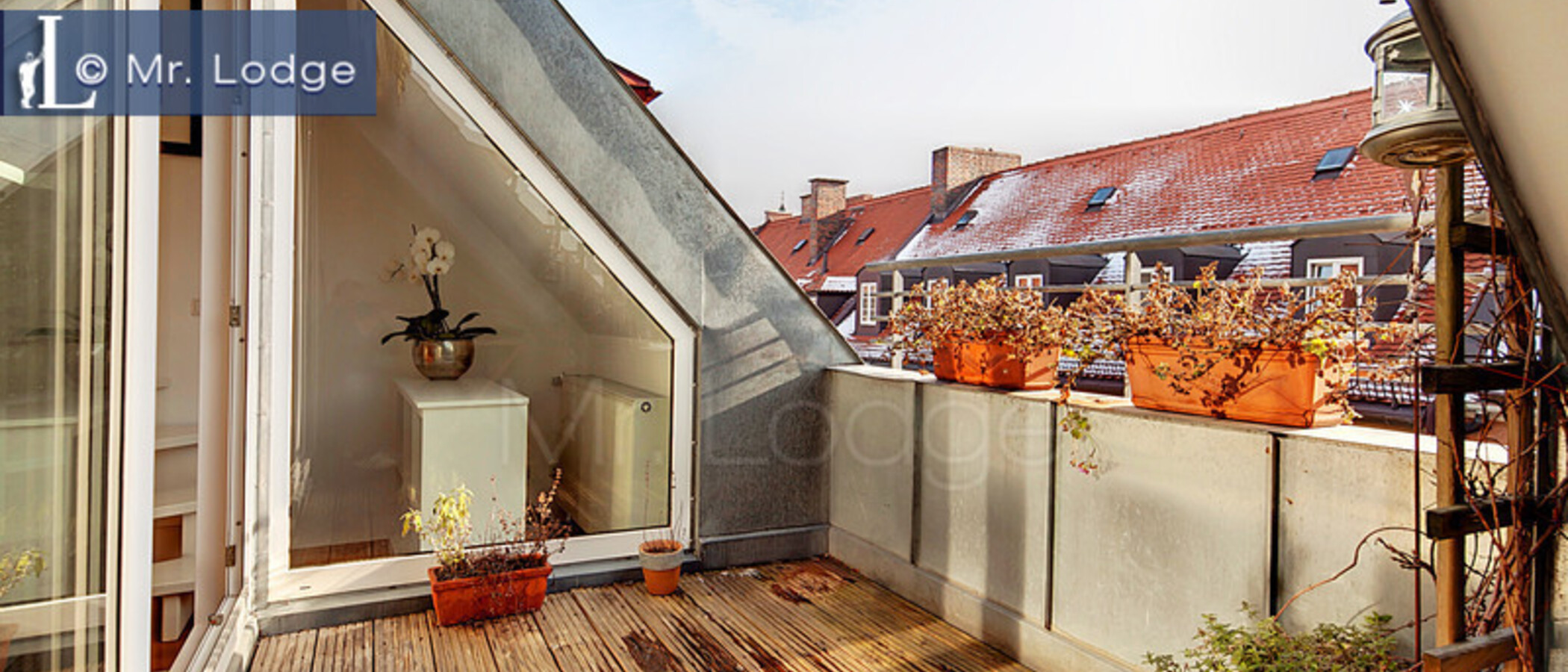 appartement avec mezzanine München Lehel 01 terrasse 6601
