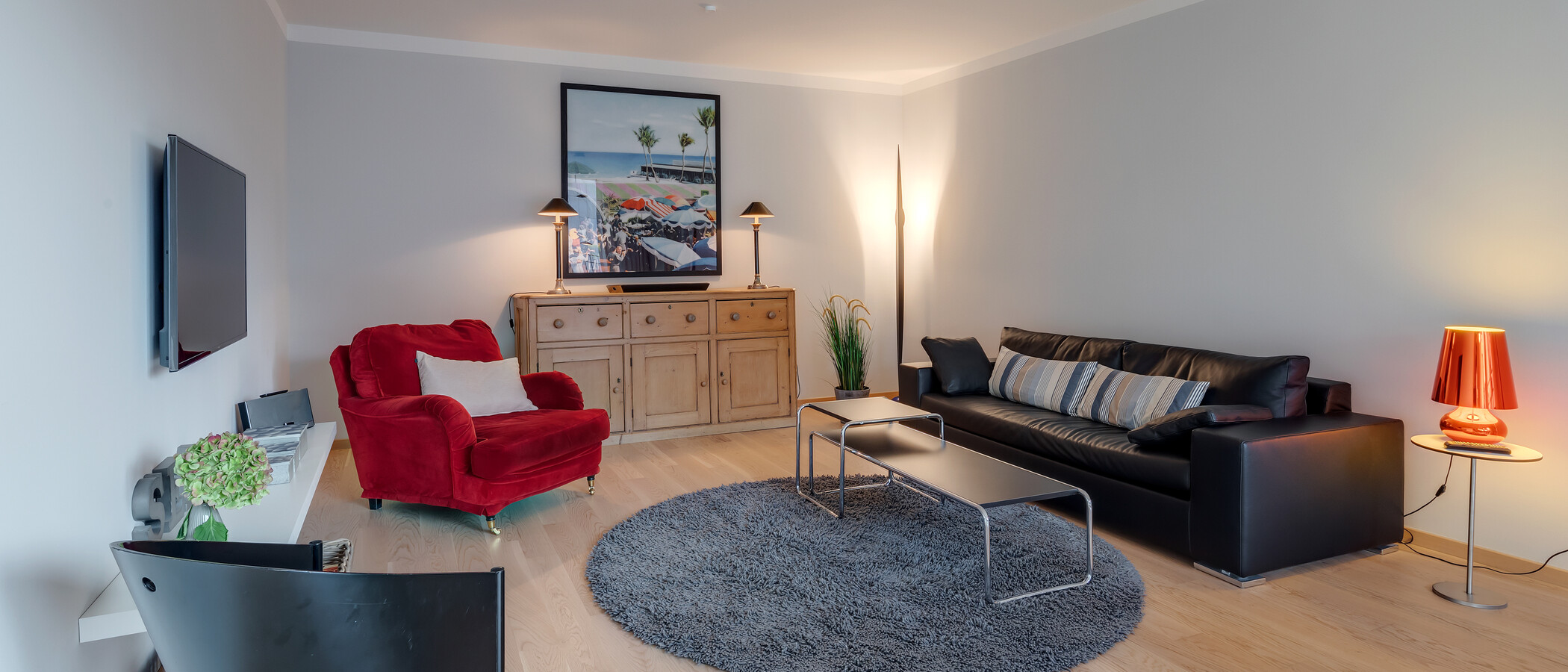 appartement München Maxvorstadt 04 pièce à vivre 6679