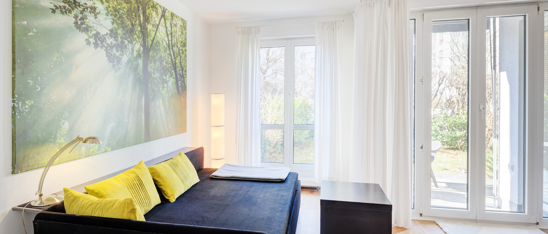 appartement avec jardin München Neuhausen 02 pièce à vivre 6696