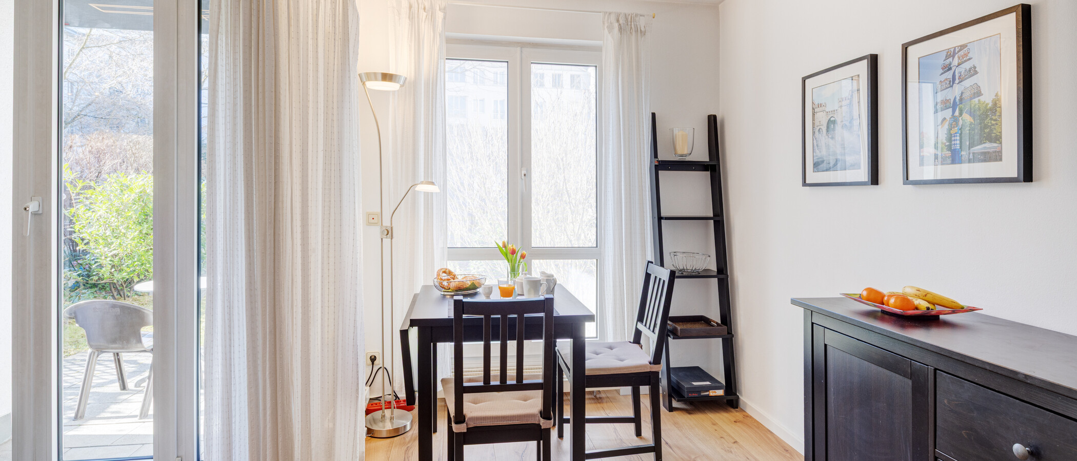 appartement avec jardin München Neuhausen 03 pièce à vivre 6696
