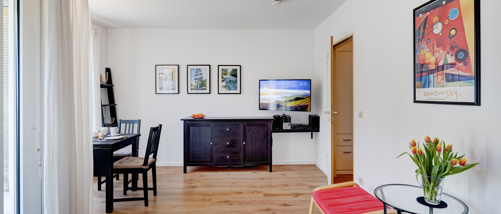 appartement avec jardin München Neuhausen 04 pièce à vivre 6696