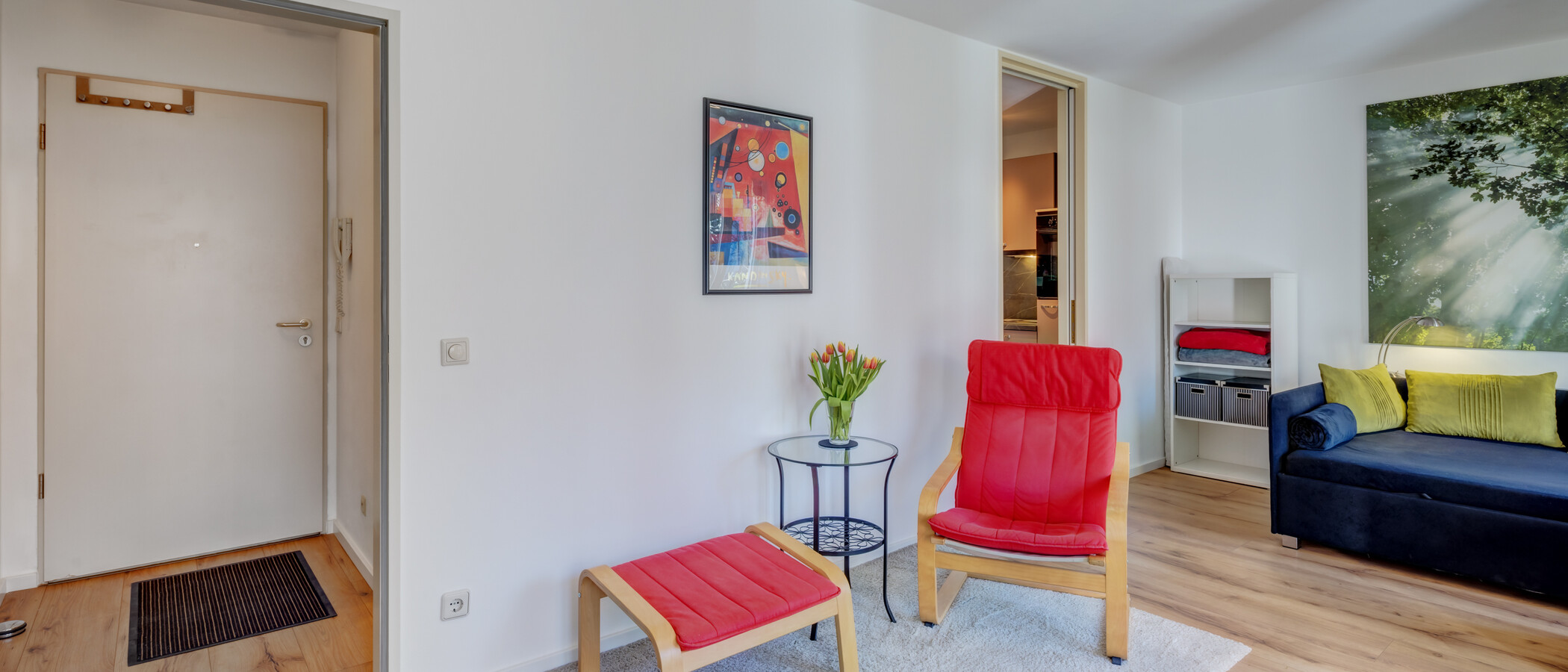 appartement avec jardin München Neuhausen 05 pièce à vivre 6696