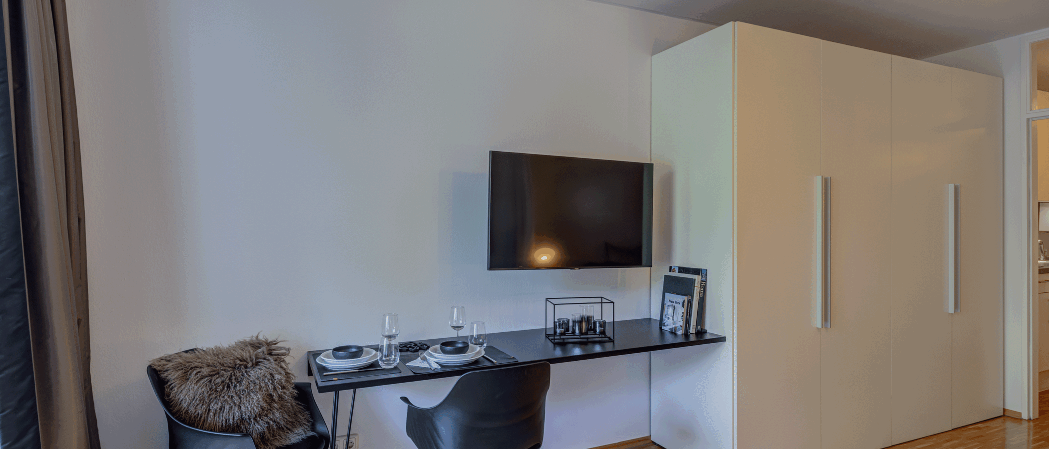 appartement München Arabellapark 03 pièce à vivre 6700