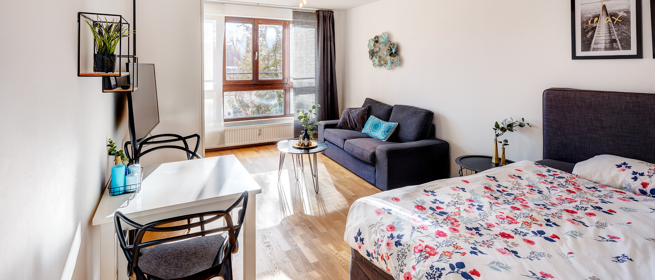 appartement München Milbertshofen 01 pièce à vivre 6735