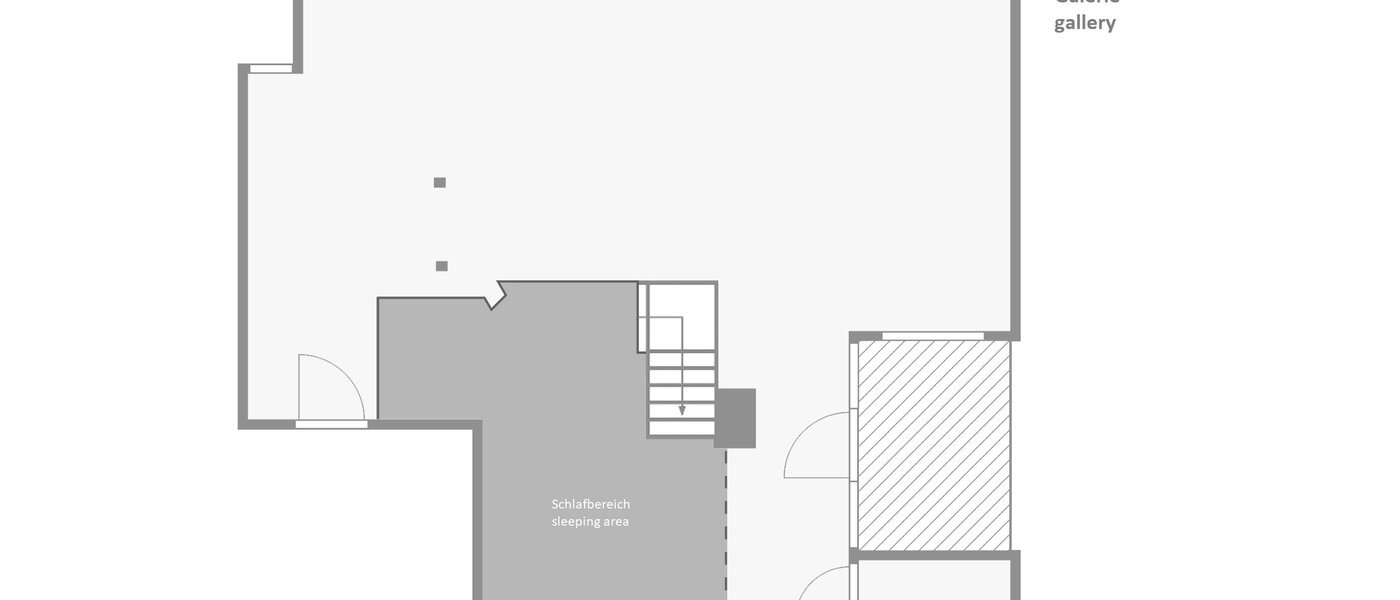appartement avec mezzanine München Nymphenburg 02 plan d'étage 69