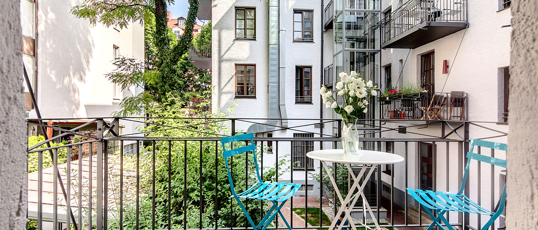 appartement München Schwabing-Nord (zw. Belgrad- & Leopoldstraße) 01 balcon 6907