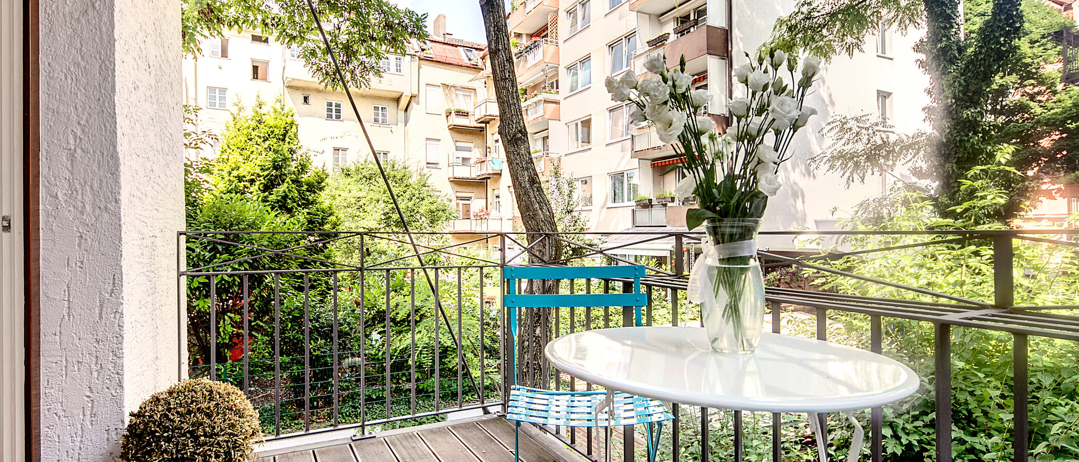 appartement München Schwabing-Nord (zw. Belgrad- & Leopoldstraße) 03 balcon 6907