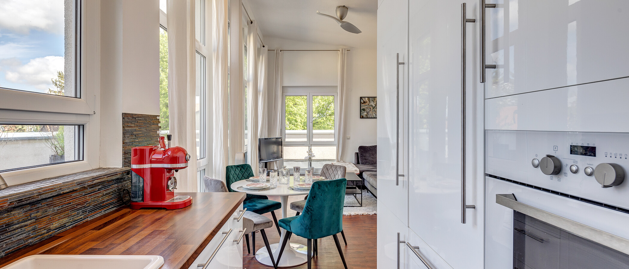 appartement avec terrasse sur le toit München Fasanerie 03 cuisine 6919