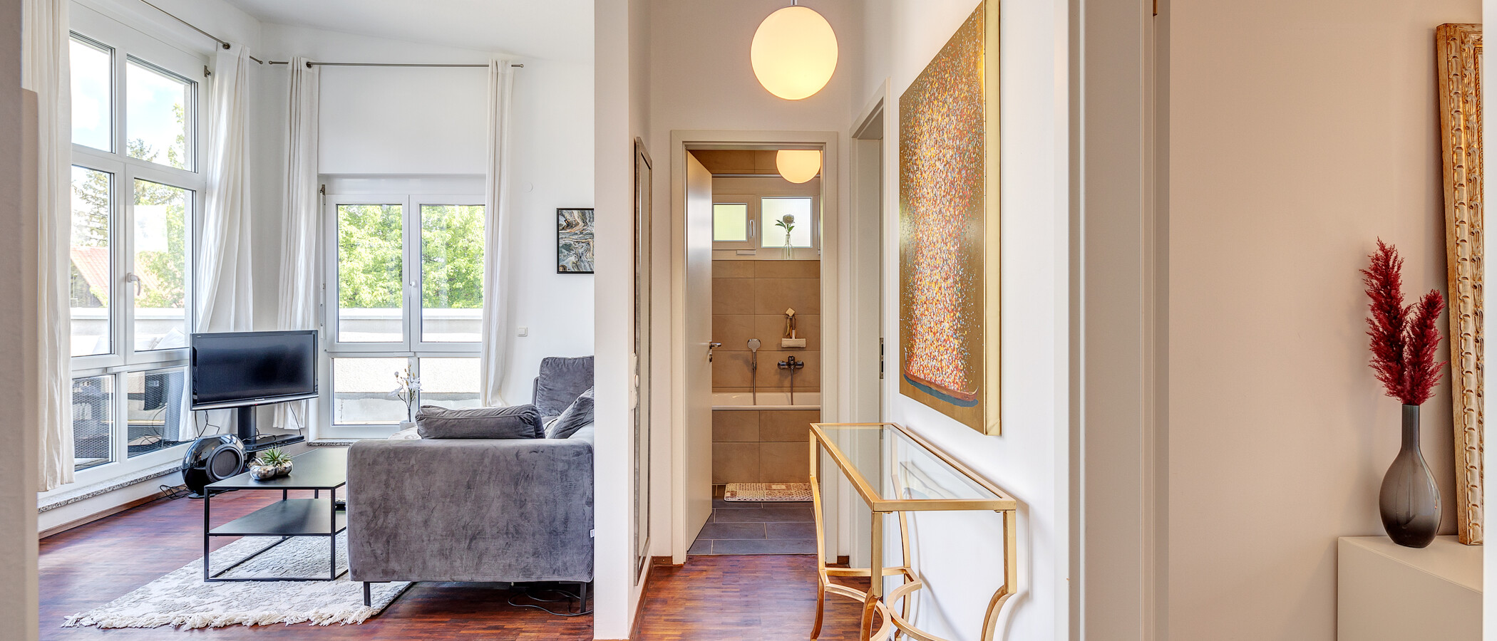 appartement avec terrasse sur le toit München Fasanerie 04 entrée/couloir 6919