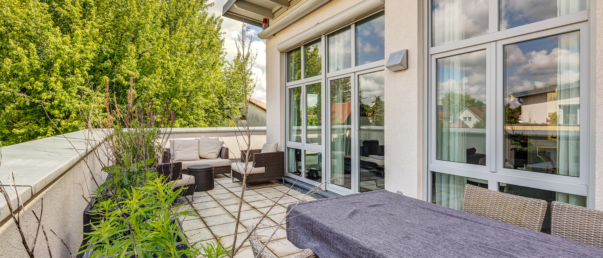 appartement avec terrasse sur le toit München Fasanerie 01 terrasse sur le toit 6919