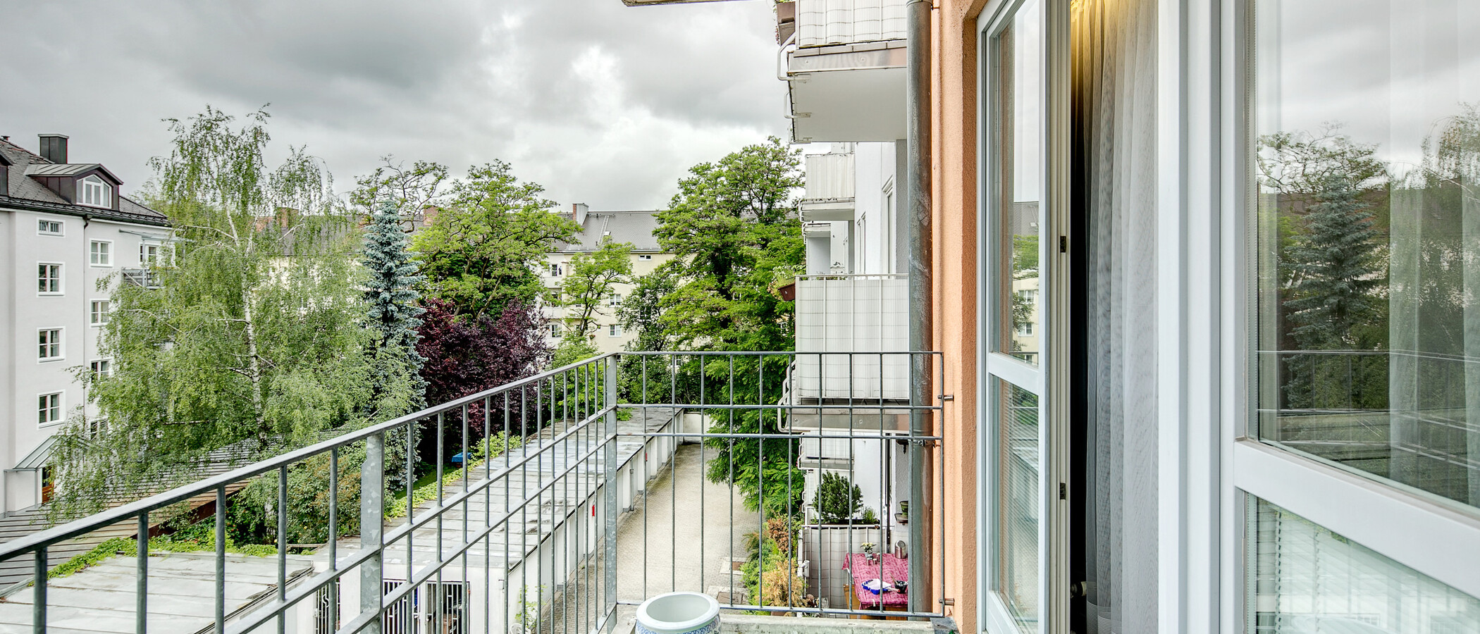 appartement München Schwabing-Nord (zw. Belgrad- & Leopoldstraße) 03 balcon 6928