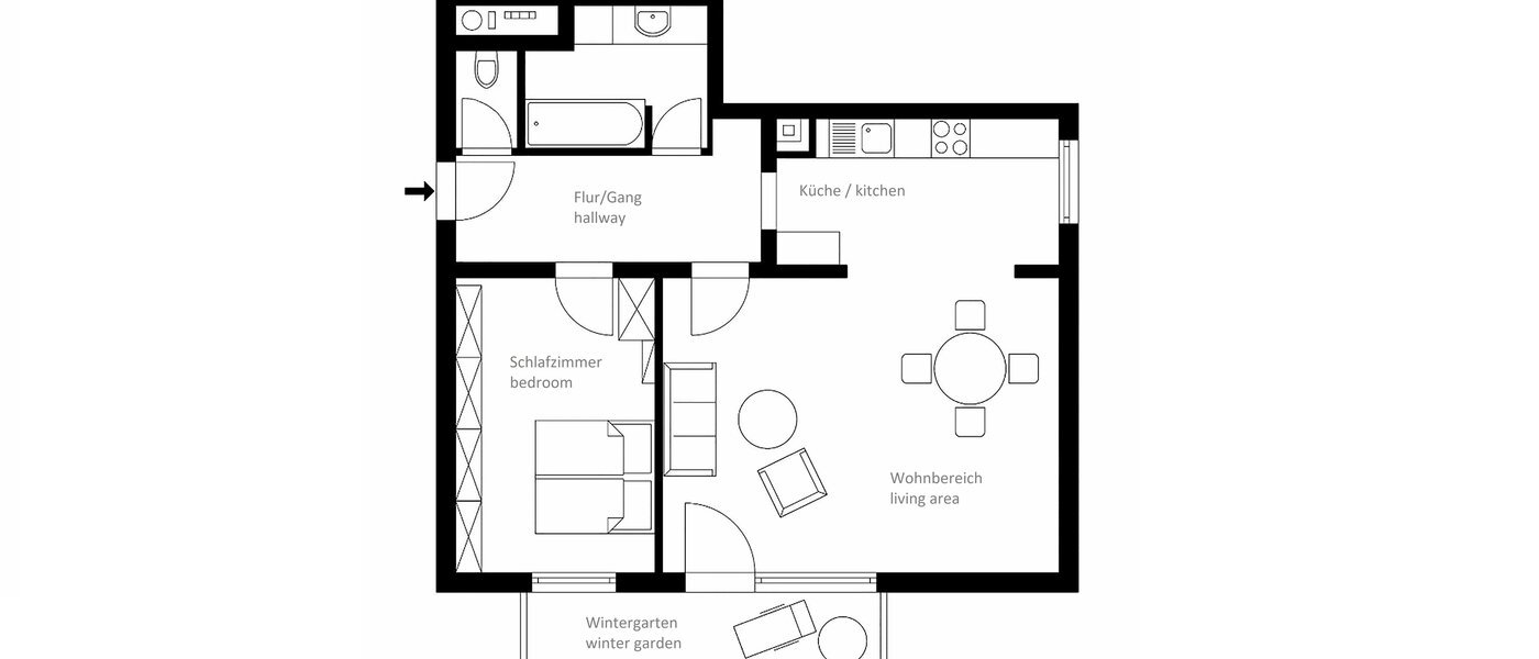 appartement München Schwabing 01 plan d'étage 7020
