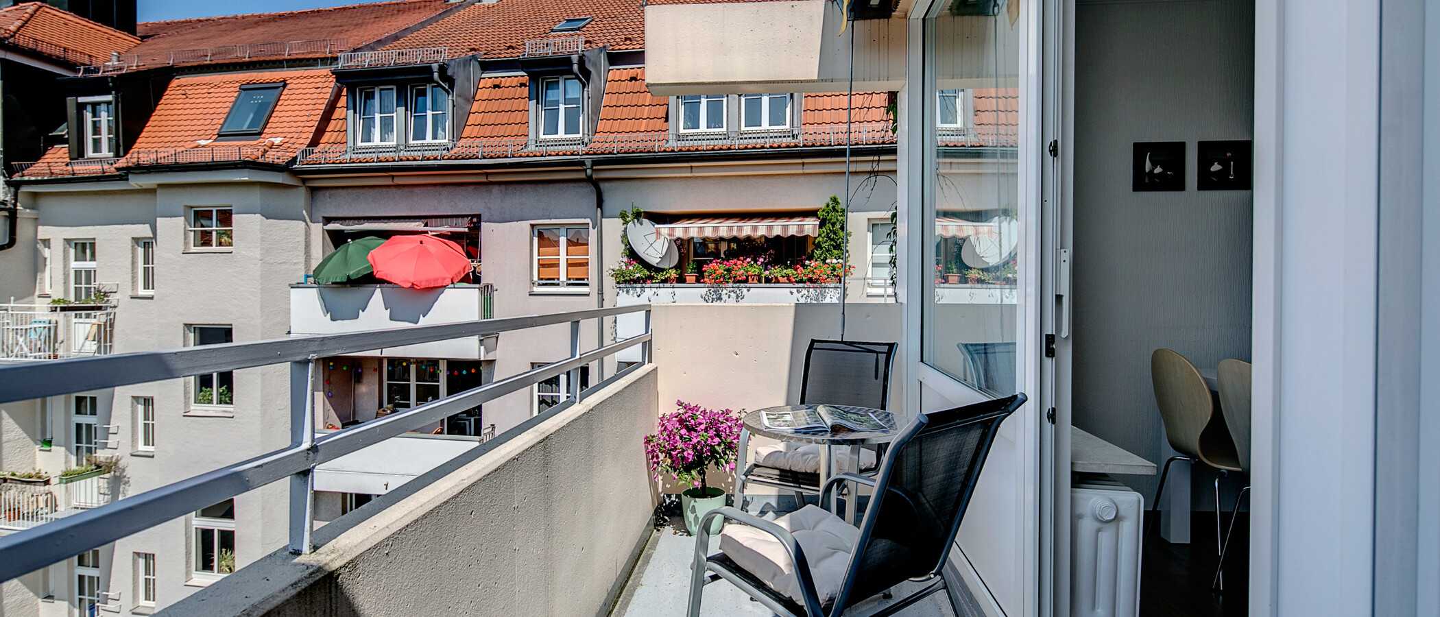 studio München Ludwigsvorstadt 01 balcon 7070