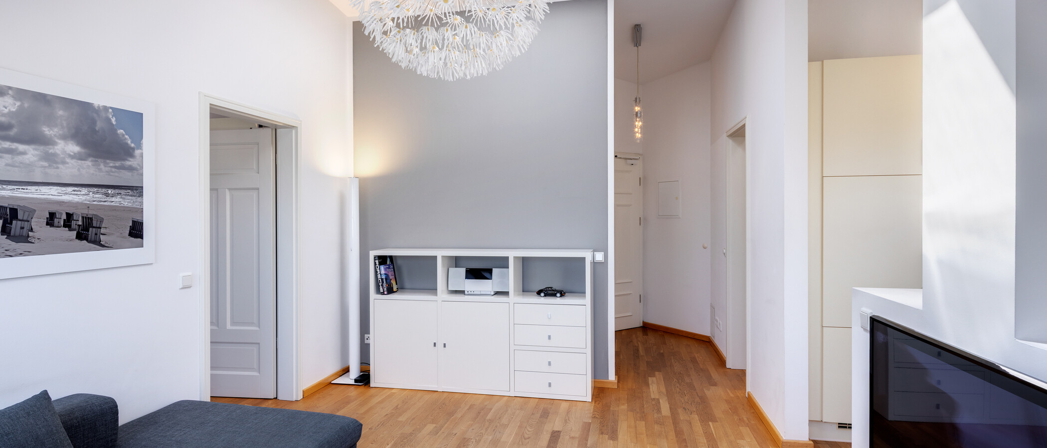 appartement sous les toits München Neuhausen 03 pièce à vivre 7084
