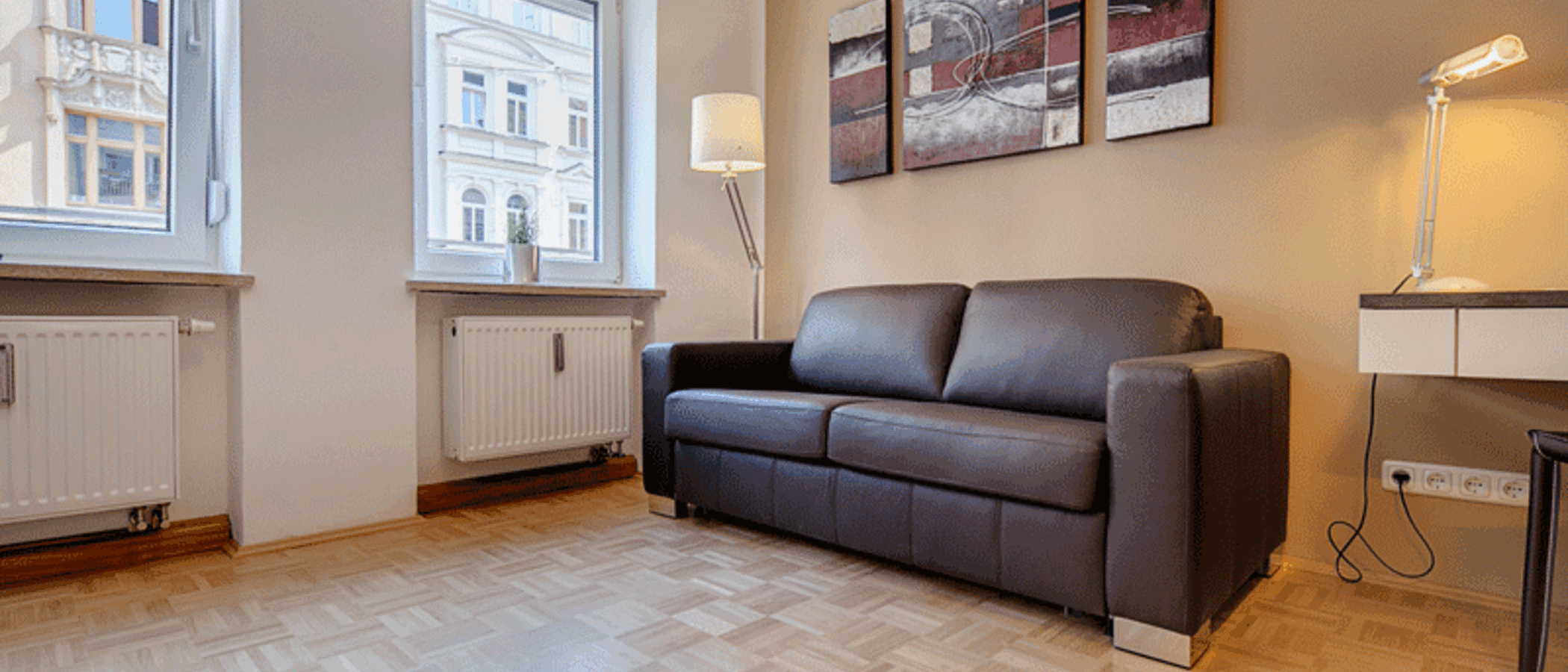 appartement München Maxvorstadt - Westen 05 salon 7187