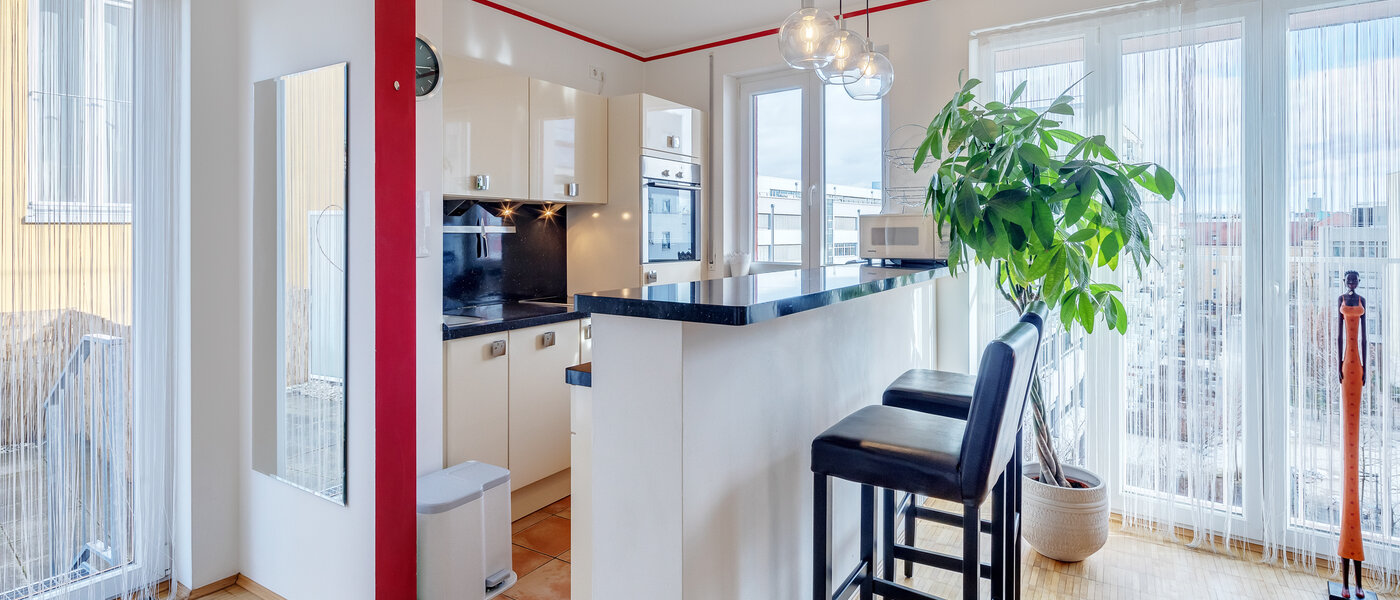 appartement avec terrasse sur le toit München Schwabing-West 01 cuisine 7226